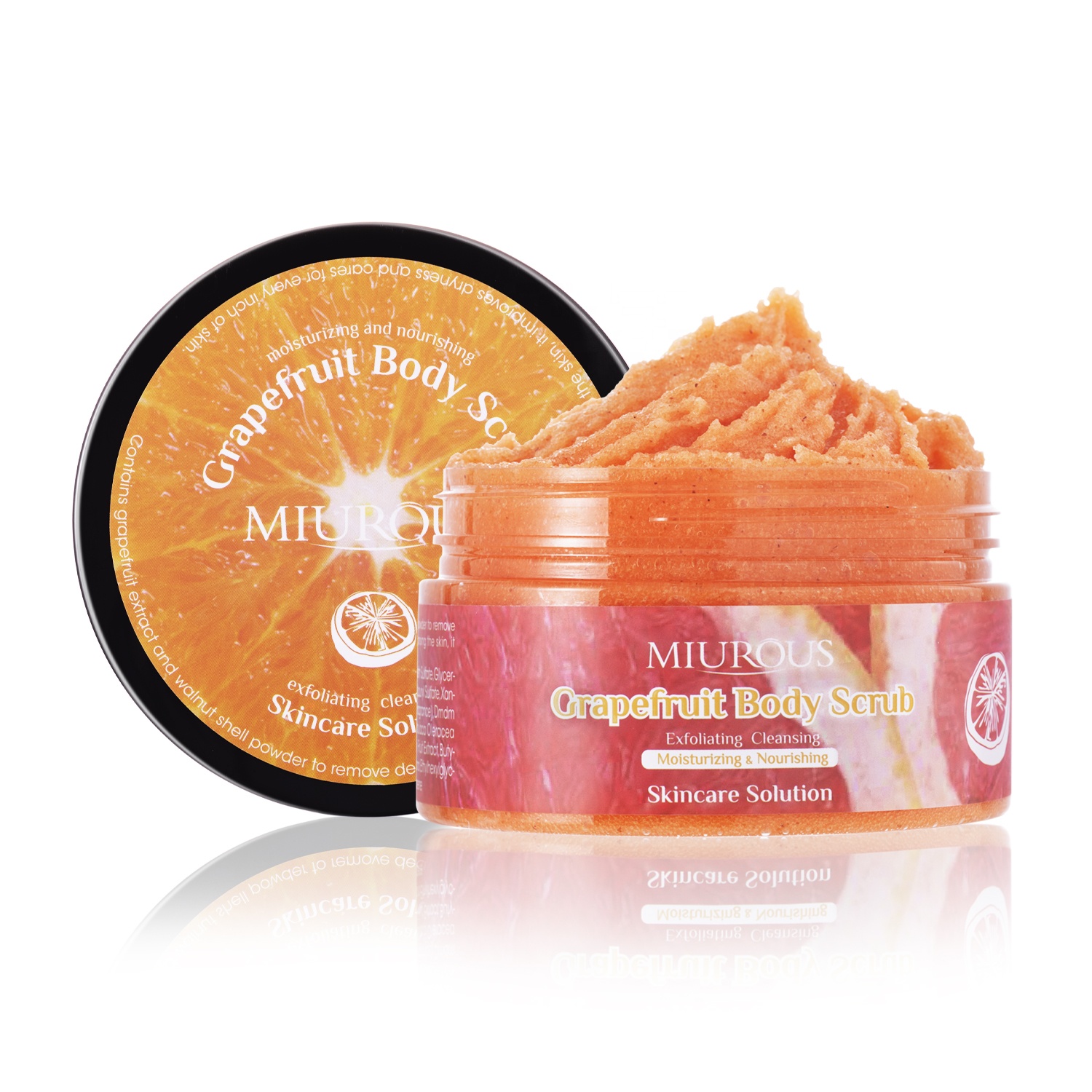 Orange Sugar Scrub Body Scrub Empty 16 Oz Containers weddells